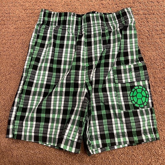 Bundle of 2 Boys Plaid Shorts Size 3T Ninja Turtle Preppy - Picture 4 of 5